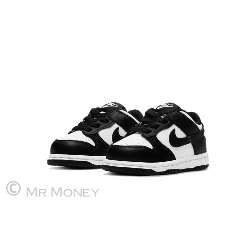 Nike Dunk Low Retro White Black Toddler Shoes