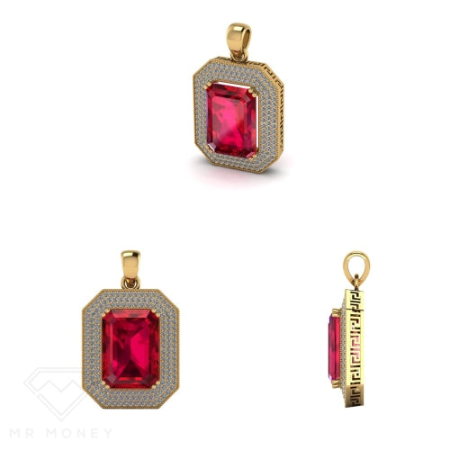 Custom Ruby Pendant