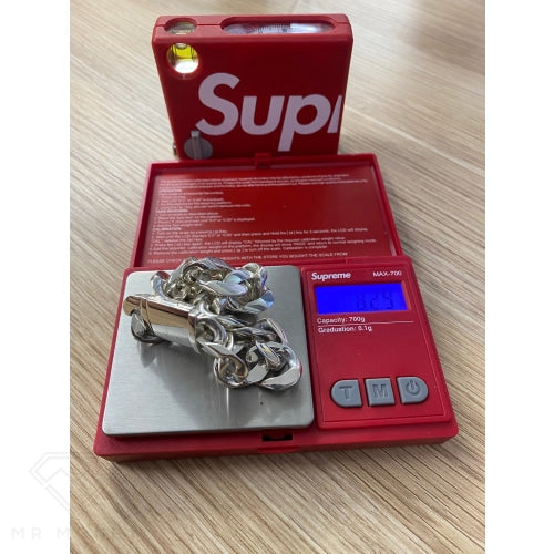 Mr Money Sterling Silver Bracelet Curb Link 23Cm Bracelets