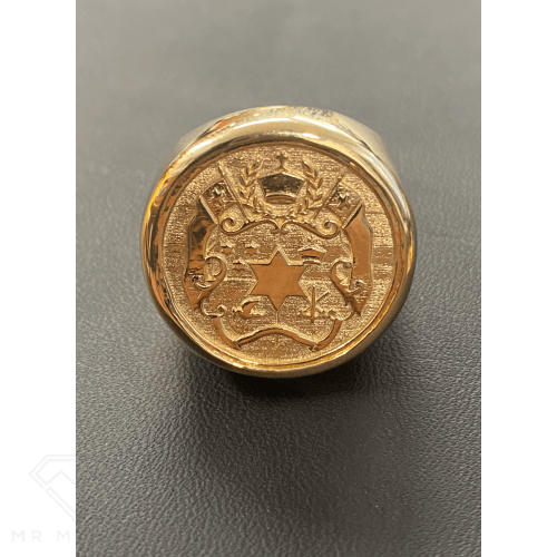 Tongan Shield 9Ct Gold Ring Rings