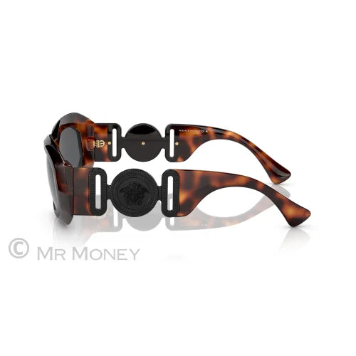 Versace Havana Medusa Sunglasses