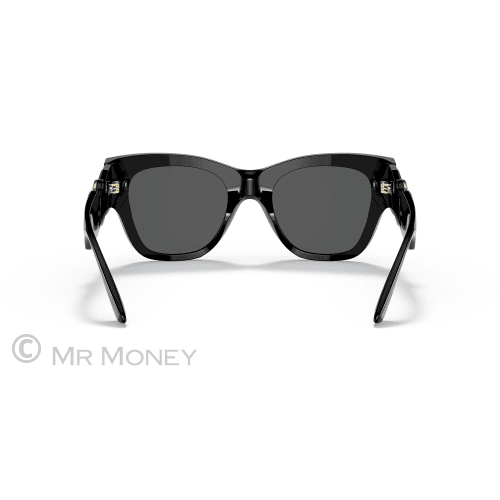Versace Medusa Floss Black Gold Sunglasses