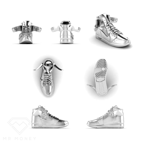 Sterling Silver Shoe Pendant Pendant