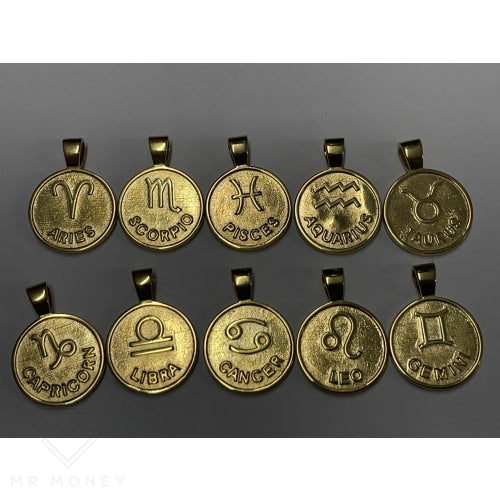 9Ct Gold Star Sign Pendants Pendant