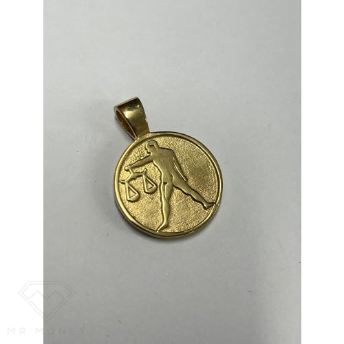 9Ct Gold Star Sign Pendants Pendant