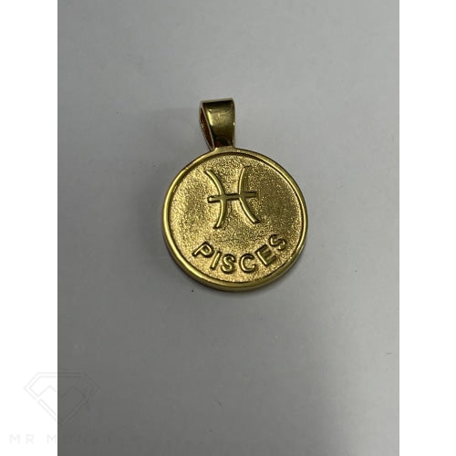 9Ct Gold Star Sign Pendants Pendant