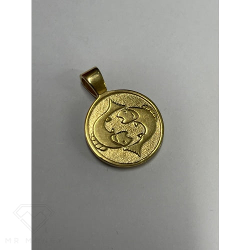 9Ct Gold Star Sign Pendants Pendant