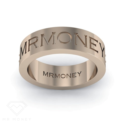 Mr Money Diamond Band ~ Yellow Gold Rings