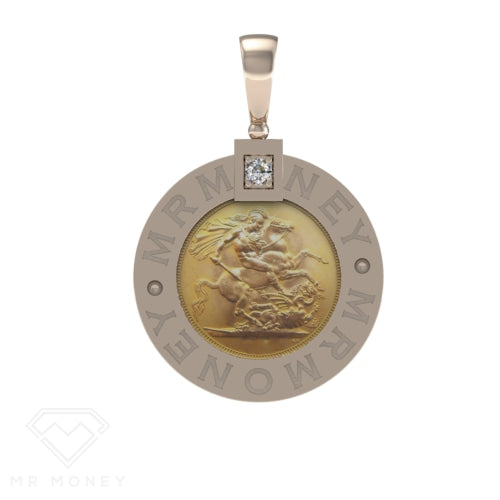 Full Sovereing Diamond Pendant Pendant