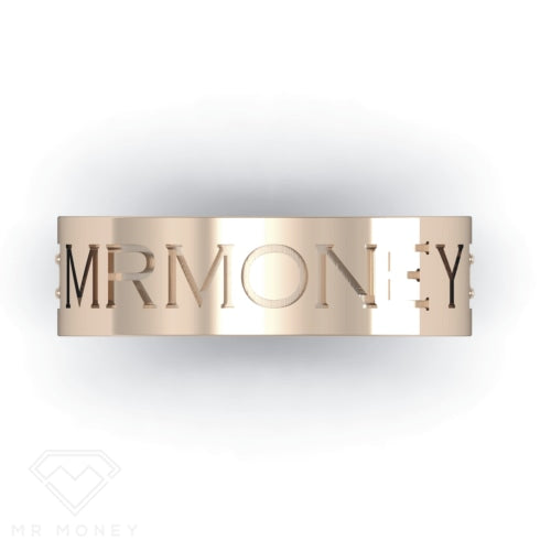 Mr Money Diamond Band ~ Yellow Gold Rings