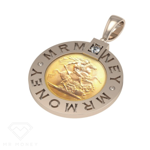 Full Sovereing Diamond Pendant Pendant