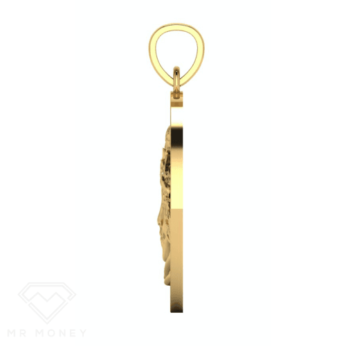 9Ct Gold Large Medusa Pendant Pendant