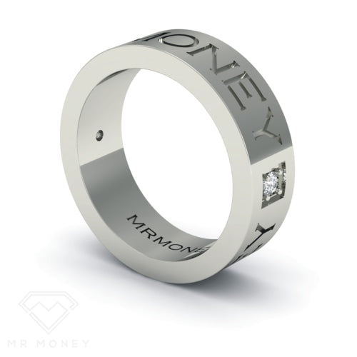 Mr Money Diamond Band ~ Yellow Gold Rings
