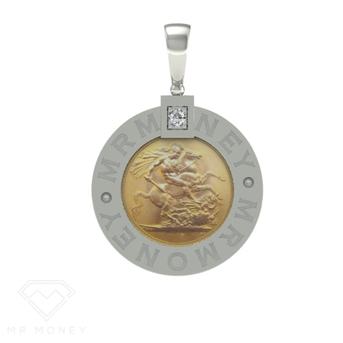 Full Sovereing Diamond Pendant Pendant