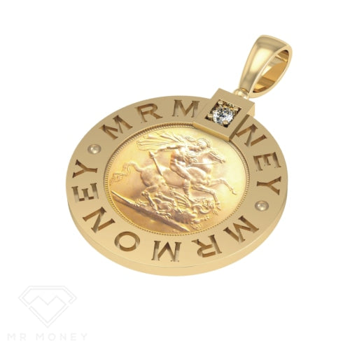Full Sovereing Diamond Pendant Pendant