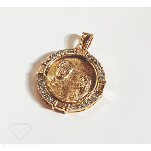 Custom Made Pendant 9Ct Gold With Diamonds Charms & Pendants