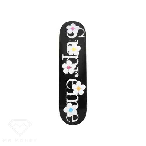Supreme Flowers Skateboard Deck Black Framed (2017) Skate Board