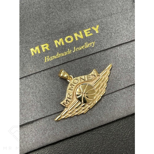 Mr Money 9Ct Gold Wing Pendant Charms & Pendants