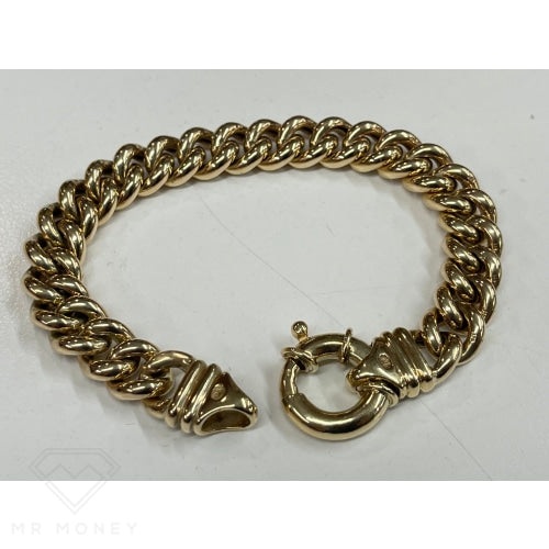 9Ct Gold Bracelet 20Cm