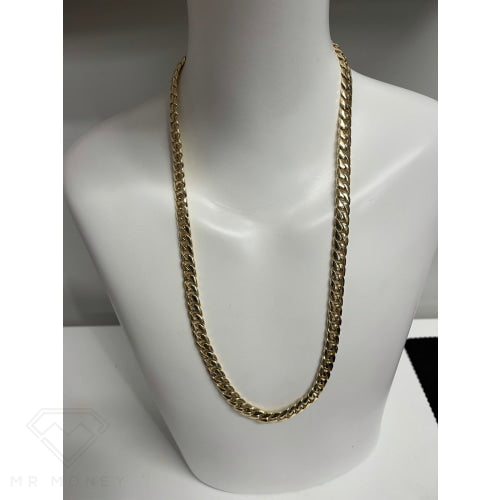 9Ct Gold Curb Link Chain 56Cm Necklaces
