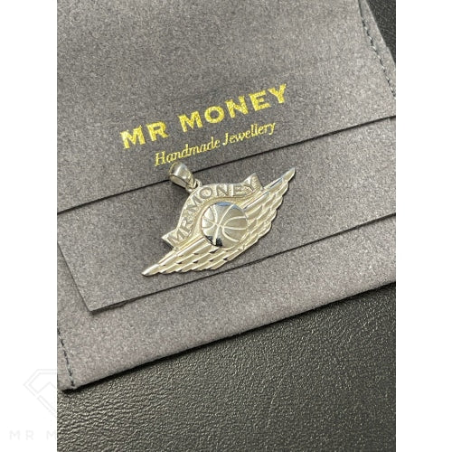Mr Money Sterling Silver Wing Pendant Charms & Pendants