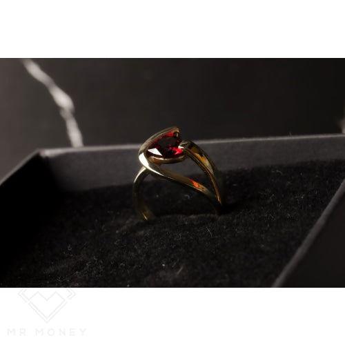 Modern Spessartine Garnet Ring 1/1