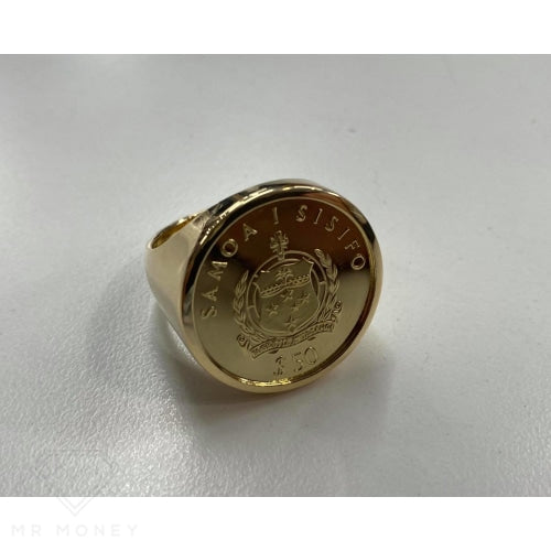 14Ct Samoan Gold Coin Ring Rings