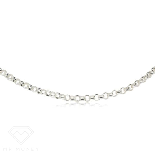 50Cm Belcher Chain Sterling Silver Necklaces