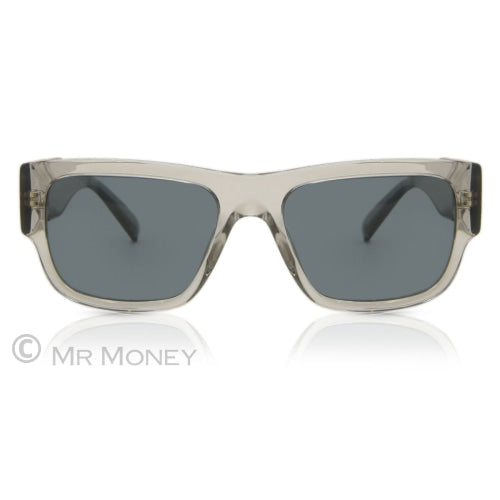 Versace Square Locks Transparent Sunglasses